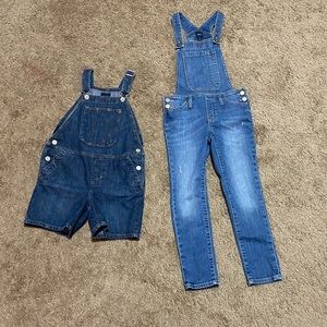Kids denim jeans jumper romper jumpsuit girls gap